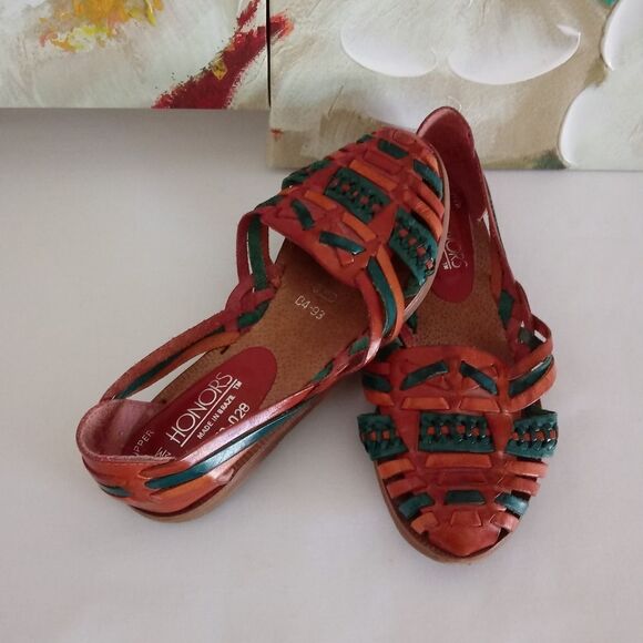Honors Leather Trinidad Strappy Sandals - Picture 1 of 7